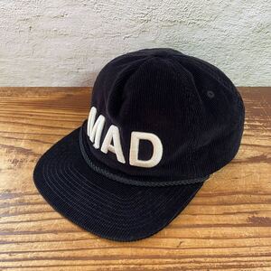 【アンダーカバー UNDERCOVERISM コーデュロイ キャップ 帽子 MAD STORE マッドストアー 限定品 artscabut期 5685 ブラック 黒】