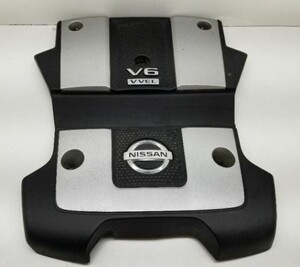 未使用 純正 エンジンカバー 前後 Z34 フェアレディZ オーナメント エンジン カバー HZ34 VQ37VHR V36 TOYOTA FAIRLADY Z engine cover