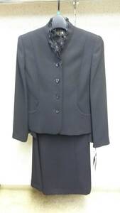新品 YUMI KATSURA　桂由美 黒 スーツ レディース 卒業式 礼服 喪服 9号 ブラックフォーマル