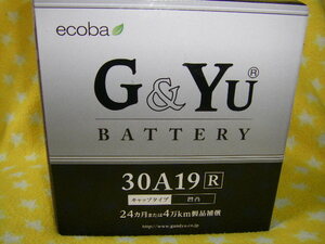 G＆Yu　エコバシリーズ　ecoba　　30A19R 　新品バッテリー