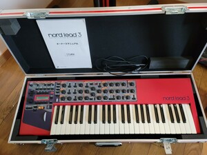 外観超美品 Nord lead3 アナログモデリングシンセサイザー 特注専用ハードケース付きです。 OS1.2 ボディ交換品