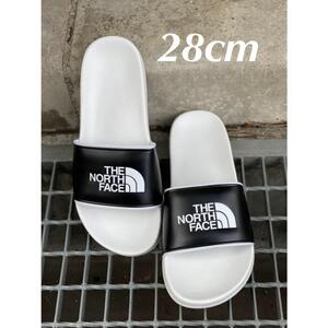 新品　28㎝　ノースフェイス　サンダル　N179　ベースキャンプスライド　白　黒 THE NORTH FACE/ 　メンズ　レディース BASE CAMP SLIDE 2