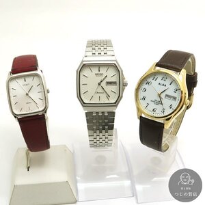 1円～まとめ売り 3点 SEIKO セイコー メンズ ウォッチ スピリット クロノス アルバ◆クリックポストor佐川◆～1/12(日)終了◆質屋10475