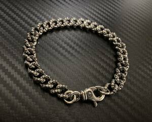 クロムハーツ silver925 エクストラファンシーミニブレス ファンシーチェーン ブレスレット シルバー925 Chrome Hearts