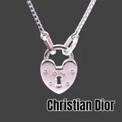 ディオール　Dior ネックレス　カデナ　シルバー　美品