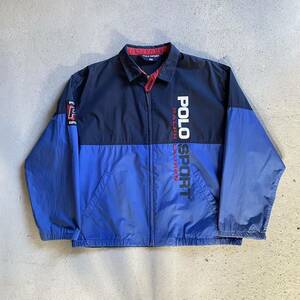 90’s POLO SPORT 2-TONE SWING TOP ポロスポ　ラルフローレン スイングトップ　ジャケット 古着　vintage used