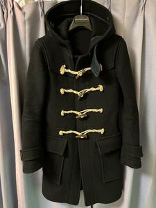 国内正規品 BALMAIN HOMME バルマン オム ダッフルコート 44 フランス製 ブラック ウール 高級 メンズ デカルナン 名作