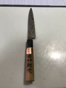 包丁　堺登録　紀宣 全長31cm 出刄17.5cm NO.113