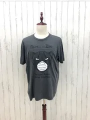 【フォロー割引20%】 CIST RICT アメリカ古着 メンズ プリント Tシャツ 動物 グレー XL 【b0217】