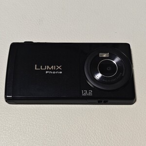 名機 美品 LUMIX Phone 101P BLACK Androidスマホ ワンセグ対応 1320万画素CMOSカメラ搭載