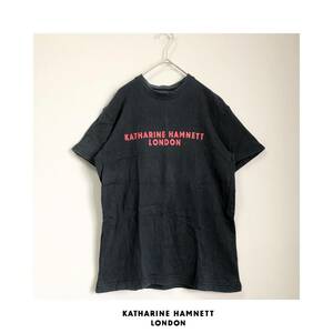 KATHARINE HAMNETT LONDON 半袖 キャサリンハムネット Tシャツ メンズ 古着 M