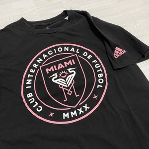 adidas Sサイズ　Tシャツ メンズ　レディース　インテルマイアミ　サッカー