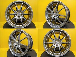 中古 ホイール 4本セット RAYS VOLKRACING G25 18インチ 8.0J / 9.0J +45 5H-100 ハブ65mm 86 BRZ 鍛造 FORGED 軽量ホイール