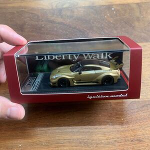 LB-Silhouette WORKS GT Nissan 35GT-RR Matte Gold IG2383 リバティーウォーク ミニカー イグニッションモデル LBWK Liberty Walk 