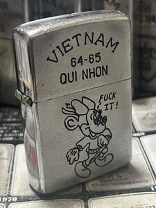 1961年製ベトナムジッポー「ミッキーマウス」当時物 ヴィンテージ ミリタリー