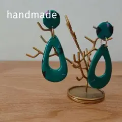 ハンドメイド ポリマークレイピアス