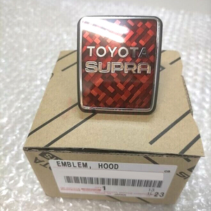 新品 トヨタ純正 70 スープラ ボンネットエンブレム フードエンブレム JDM Toyota Supra A70 Emblem MK3 7MGTE Original Front End Hood