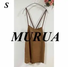 MURUA  ムルーア ナローベルトジャンパースカート