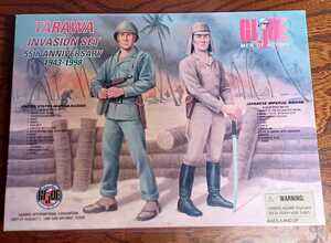 1/6 GI Joe Tarawa Invasion SET 日本兵 アメリカ兵 タラワ 1998フェア資料付属