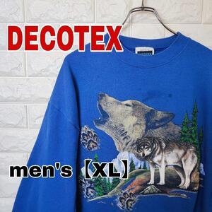 B457【DECOTEX】スウェット USA【メンズXL】