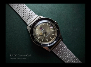 即決 1962年 ラジウム針 Captain Cook RADO キャプテンクック ラドー breitling iwc rolex seiko universal geneve enicar omega Blancpain