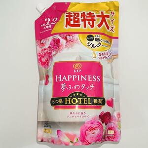 P&G レノアハピネス 夢ふわタッチ アンティークローズ 詰め替え 超特大 1220ml 柔軟剤