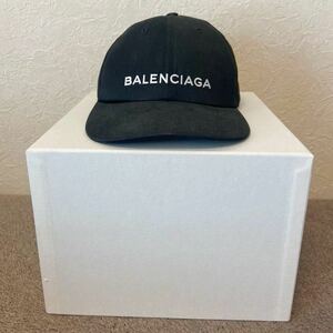 キャップ 帽子 黒 ブラック バレンシアガ　BALENCIAGA 箱付き　銀座松屋購入　初期　デムナ・ヴァザリア