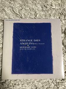 佐野元春　STRANGE DAYS/ANGELINA 中古7インチレコード