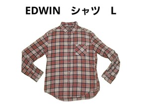 EDWIN　エドウイン　長袖 シャツ　Lサイズ