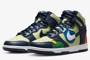 NIKE W DUNK HIGH LX PISTACHIO/MIDNIGHT NAVY 28cm(mens27.5cm) ナイキ ダンク ハイ ピスタチオ/ミッドナイトネイビー