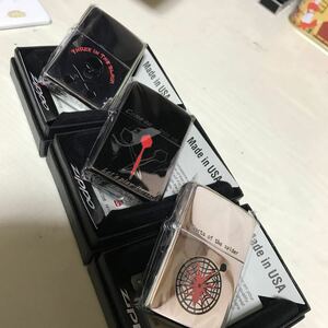 ZIPPO ジッポ darts ダーツ skull spider 2003年製 3個セット 未使用