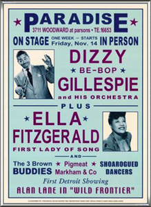 Dizzy Gillespie and Ella/デニース ローレン/フレーム額装