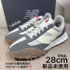 1円スタート売切り 新品未使用 ニューバランス スニーカー 28cm NEW BALANCE XC-72 グレー スエード ナイロン 靴 完売品 996 574