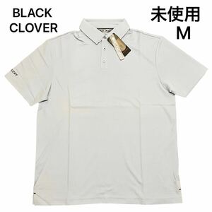 Z251 未使用 定価1.1万 ブラッククローバー BLACK CLOVER メンズ M 半袖 ポロシャツ ゴルフ ゴルフウェア C509