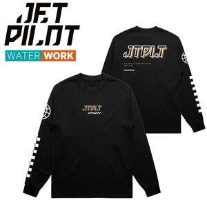 ジェットパイロット JETPILOT 2024 Tシャツ 長袖 送料無料 テック L/S Tシャツ W24609 ブラック L ロンT