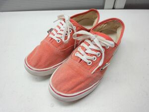 送料無料◎VANS/バンズ/ヴァンズ■22.5cm/US5H/EUR35■AUTHENTIC WL オーセンティック WL V3807W WSD■ORANGE/オレンジ■#21027MK271_1