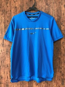 ss_1239y ★定形外 配送★ 美品 ナイキ NIKE AEROREADY ラファエルナダルモデル 2017年 ラバーカップシャツ プラシャツ テニス メンズ L