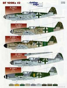 【送料無料：デカール】Cutting Edge 48 CED4808 Bf109K Part2