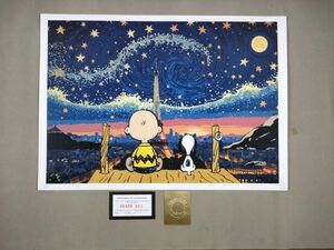 #510 DEATH NYC 世界限定ポスター 現代アート ポップアート スヌーピー チャーリーブラウン PEANUTS 浮世絵 ゴッホ エッフェル塔