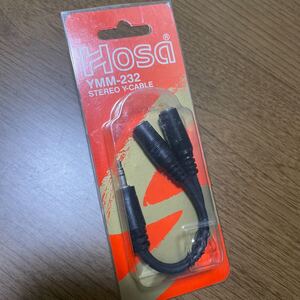 Hosa YMM-232 STEREO Y-CABLE ヘッドホンやアンプなどに