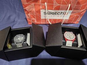 [新品] OMEGA × Swatch　オメガ　スウォッチ　MISSION TO MARS ミッショントゥマーズ　MISSION TO MERCURY ミッション トゥ マーキュリー