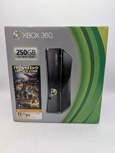 送料込み 動作品 Microsoft Xbox360 S 本体 リキッドブラック 250GB コントローラ エックスボックス モンスターハンターフロンティア4