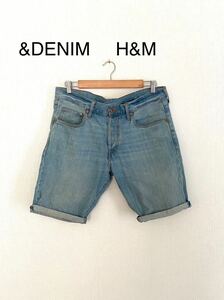 &DENIM OLD H&M デニムハーフパンツ ショートパンツ 短パン ショーツ　ジーンズ◎Japnese Label Vintage レトロ 激安 大量出品中