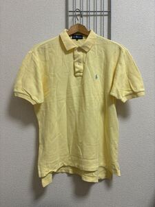 ［Ralph Lauren］ラルフローレン　半袖ポロシャツ イエロー　M 0240607-199