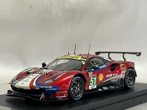 キズ有り Looksmart 1/43 フェラーリ 488 GTE EVO #51 AFコルセ ル・マン 2018 