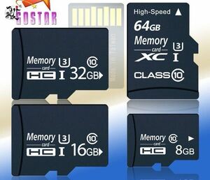 :携帯電話　カメラ　監視　ドライブレコーダーTFメモリカード16GB