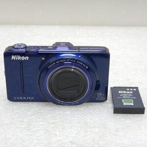 Nikon COOLPIX S9300 ネイビーブルー コンパクトデジタルカメラ【未検査 ジャンク】002