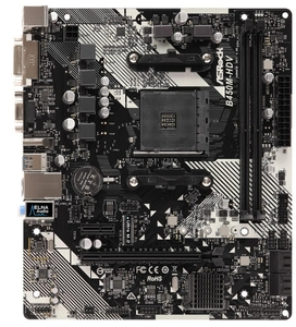 ASRock B450M-HDV R4.0 AM4 AMD Promontory B450 SATA 6Gb/s Micro ATX Motherboard