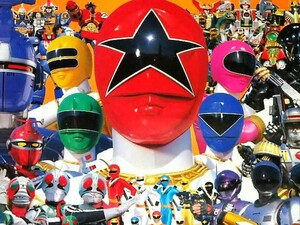 ★カレンダー　1996年東映テレビ人気者　超力戦隊オーレンジャー/重甲ビーファイター/仮面ライダー/ウルトラマン