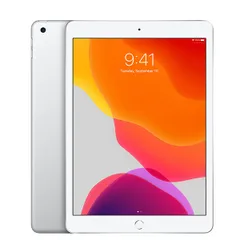 【中古】 iPad 第7世代 32GB 美品 SIMフリー Wi-Fi+Cellular シルバー  A2198 10.2インチ 2019年 iPad7 本体 タブレット アイパッド アップル apple【送料無料】 ipd7mtm1228